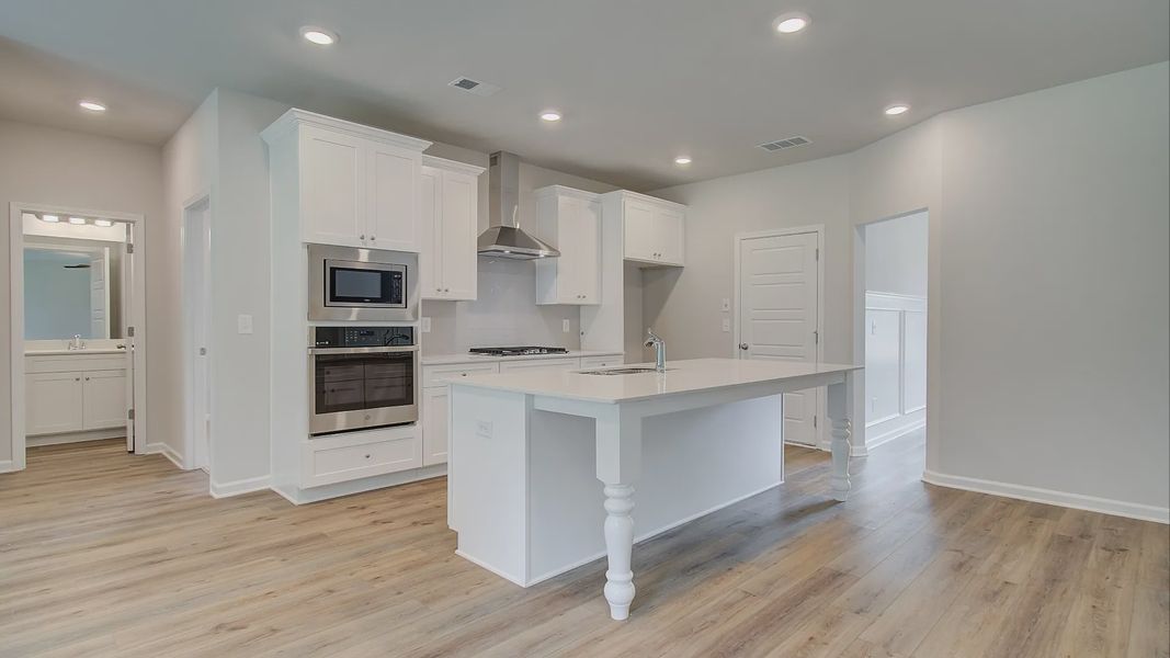 Representative furnished interior of a home built from the Meridian II by DRB Homes in Northcroft, Loganville (Image 11).