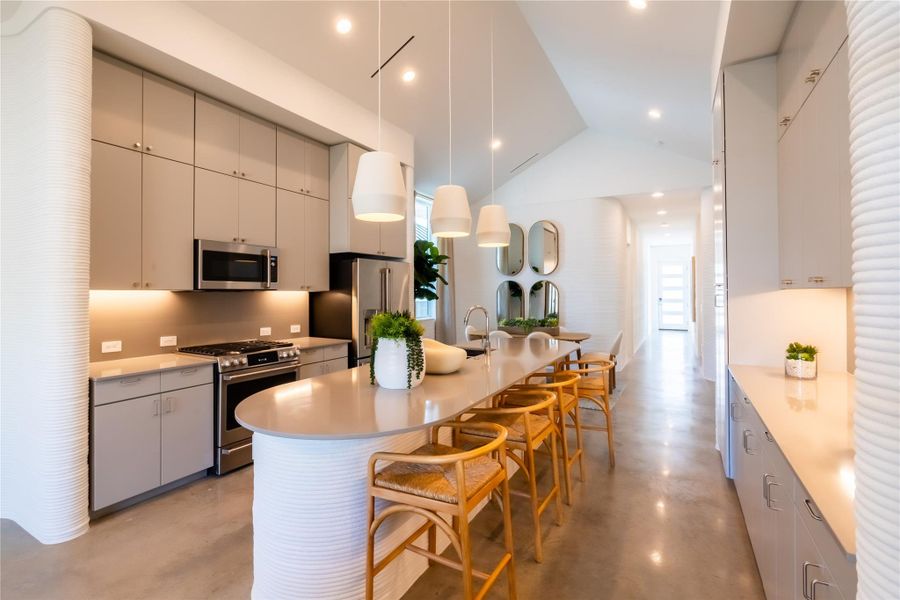 Furnished interior view inside a new home in Wolf Ranch: Genesis Collection, Georgetown (Image 2).