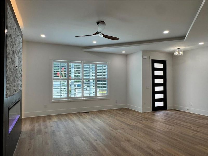 Spacious, unfurnished interior of a new home in , Stockbridge (Image 23).