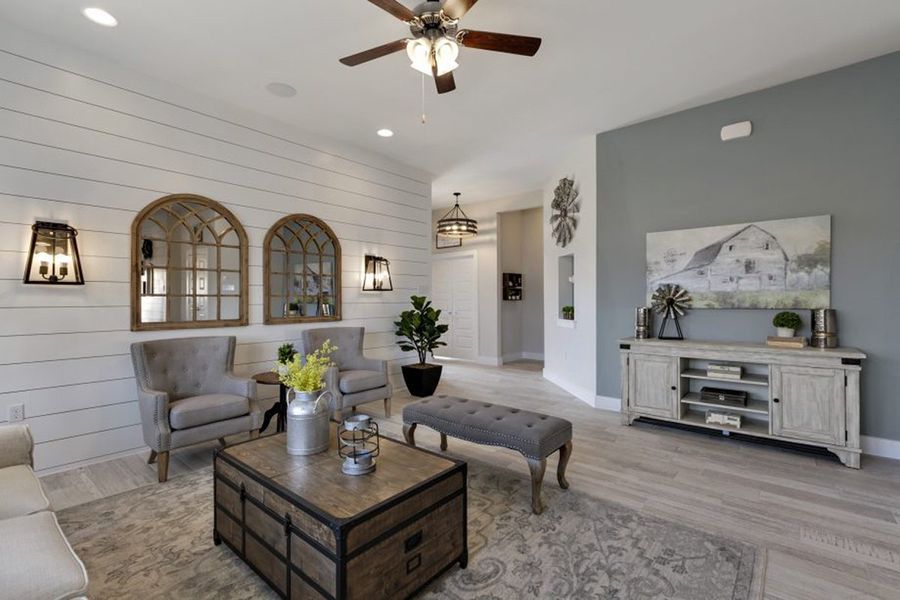 Representative furnished interior of a home built from the Chandler I by Pacesetter Homes in Orchard Ridge, Liberty Hill (Image 6).