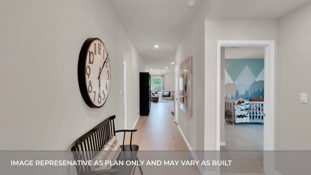 Furnished interior view inside a new home in Thunder Rock, Marble Falls (Image 6).