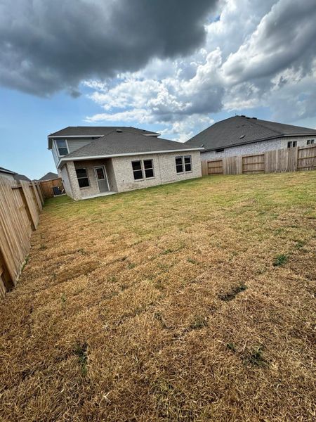 Exterior details and patio area of a home in River Ranch Trails, Dayton (Image 4).