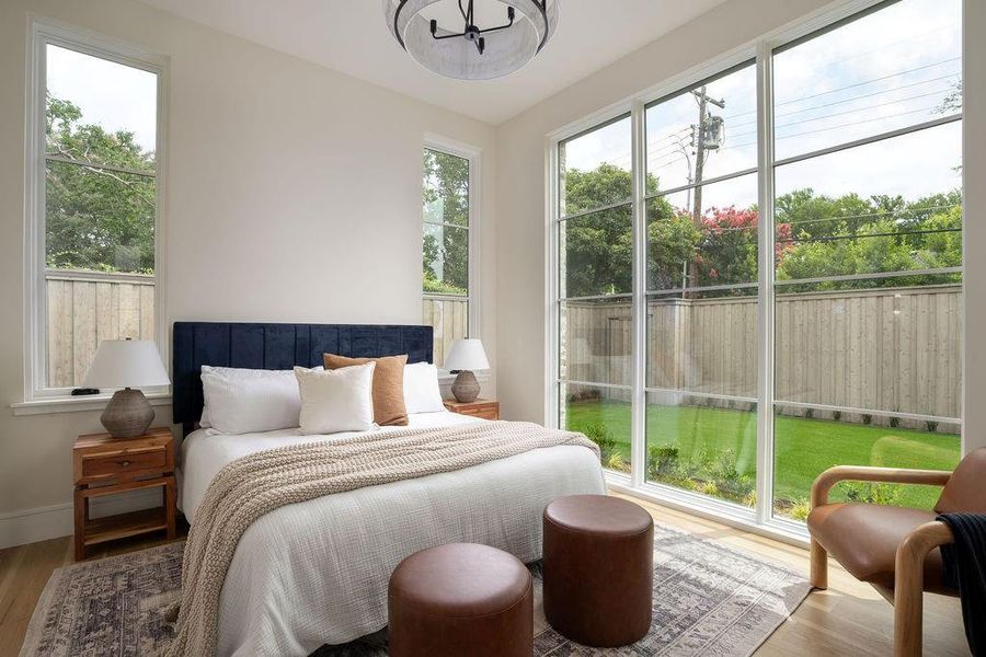 Furnished interior view inside a new home in , Dallas (Image 14).