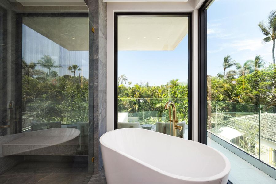 Furnished interior view inside a new home in , Delray Beach (Image 34).