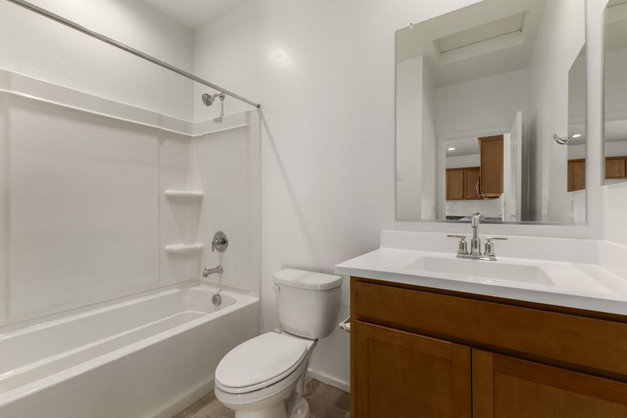 Furnished interior view inside a new home in Elara at Moonlight, Maricopa (Image 5).