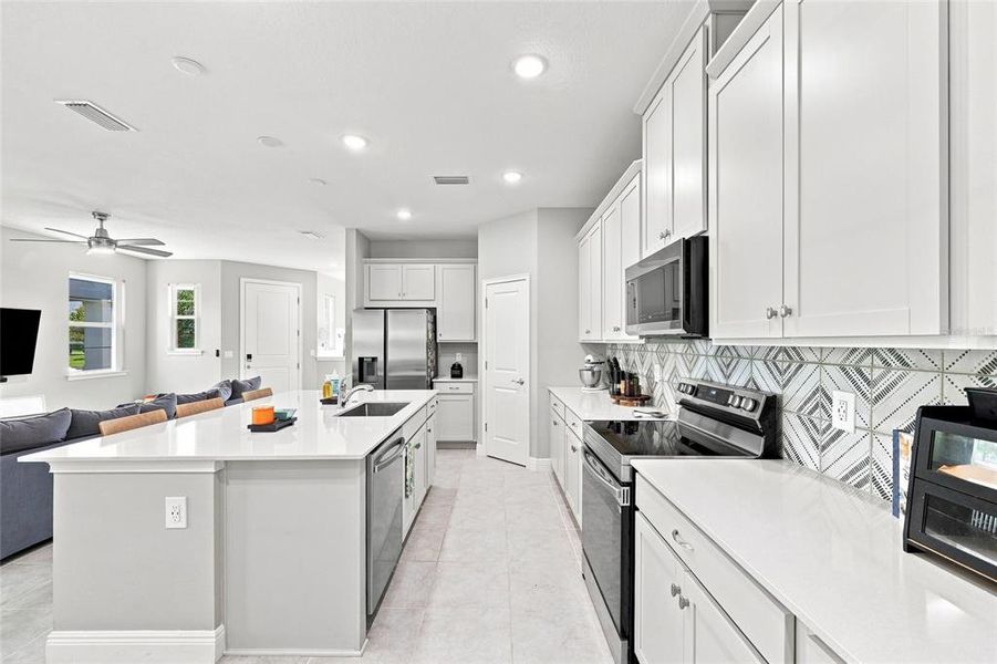 Furnished interior view inside a new home in , St. Cloud (Image 15).