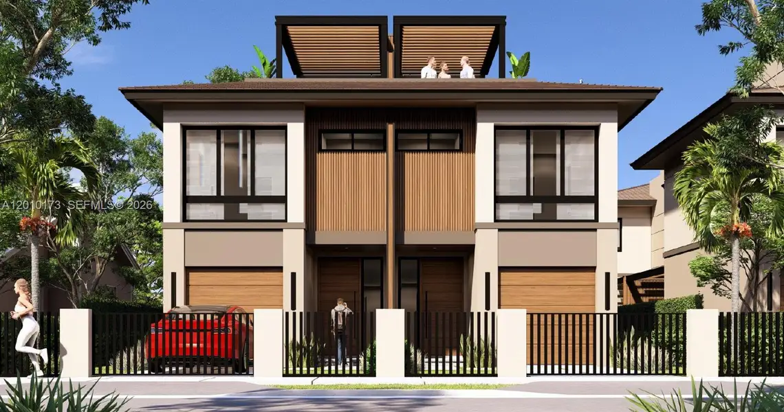 Front exterior of a new home in , Miami, FL, highlighting curb appeal (Image 3).