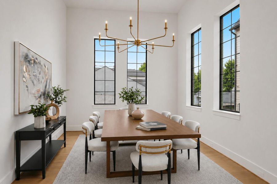 Furnished interior view inside a new home in , Houston (Image 37). Furnished interior view inside a new home in , Houston (Image 37).
