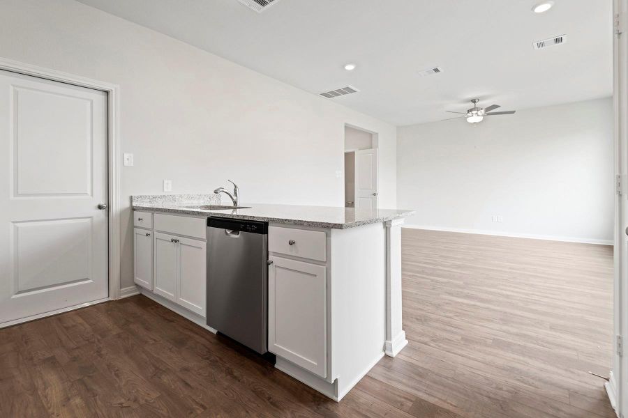 Furnished interior view inside a new home in Cypress Trails at Bauer Landing, Hockley (Image 7).