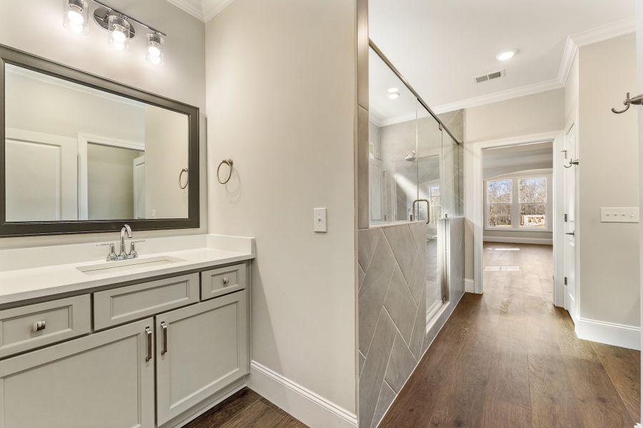 Furnished interior view inside a new home in Walnut Grove, Easley (Image 17).