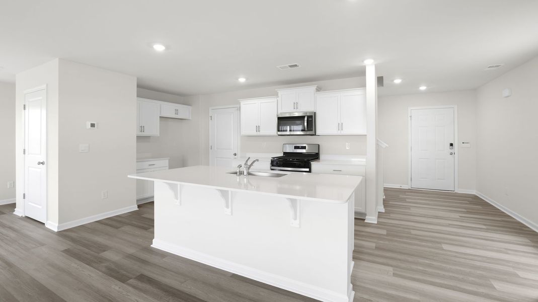 Furnished interior view inside a new home in Trailside Run, Spartanburg (Image 5).