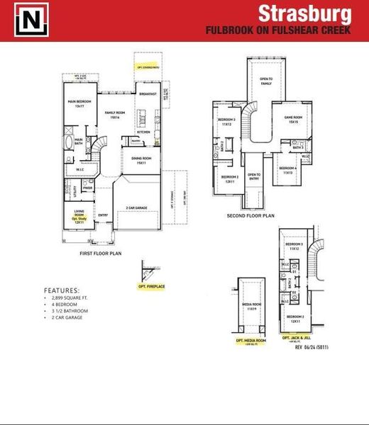 2D floor plan layout of this home in Fulbrook on Fulshear Creek 60', Fulshear, TX (Image 4). 2D floor plan layout of this home in Fulbrook on Fulshear Creek 60', Fulshear, TX (Image 4).