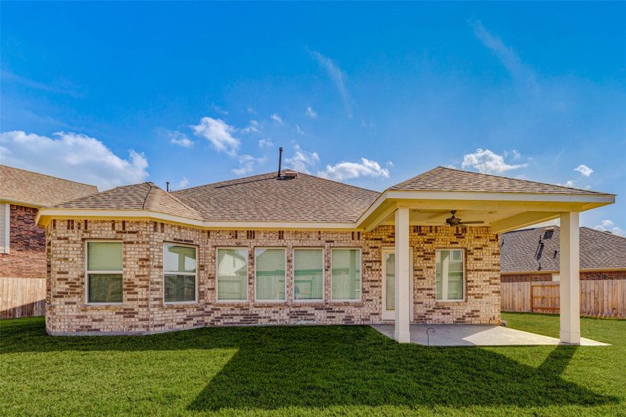 Exterior details and patio area of a home in Marvida, Cypress (Image 4). Exterior details and patio area of a home in Marvida, Cypress (Image 4).