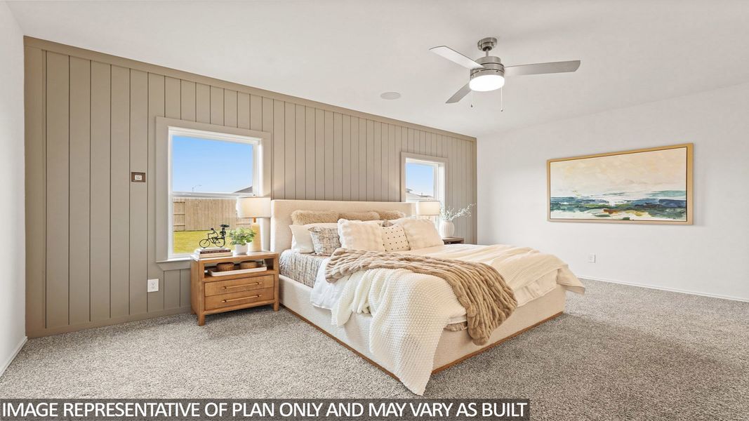 Furnished interior view inside a new home in Porters Mill, New Caney (Image 10).