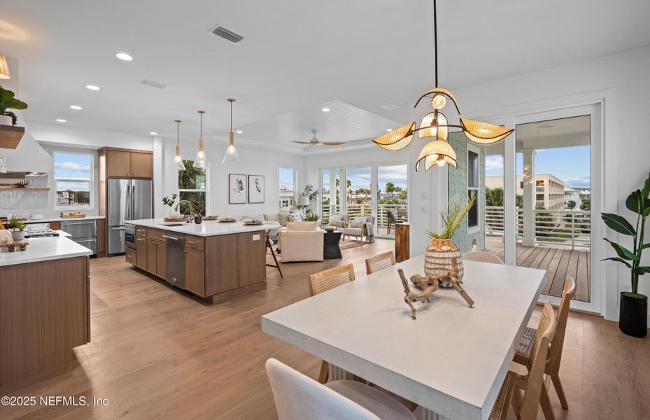 Furnished interior view inside a new home in , St. Johns (Image 8).