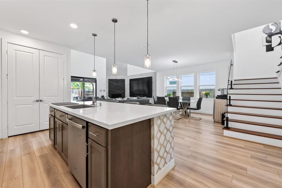 Furnished interior view inside a new home in Avalon at Cypress, Cypress (Image 27).