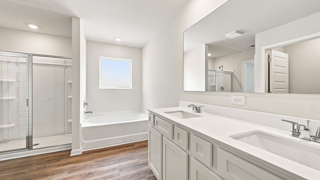 Furnished interior view inside a new home in Shoal Creek, Hampton (Image 14).