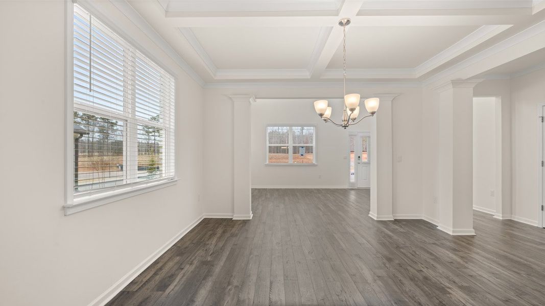 Spacious, unfurnished interior of a new home in The Gates at Pates Creek, Hampton (Image 27).