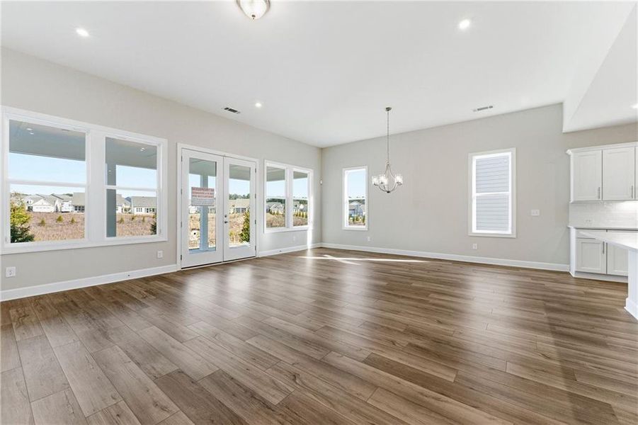 Spacious, unfurnished interior of a new home in Cresswind Georgia at Twin Lakes, Hoschton (Image 20).