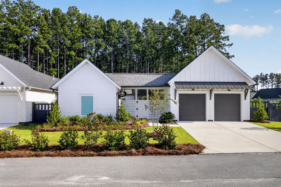 Front exterior of a new home in , Summerville, SC, highlighting curb appeal (Image 30). Front exterior of a new home in , Summerville, SC, highlighting curb appeal (Image 30).