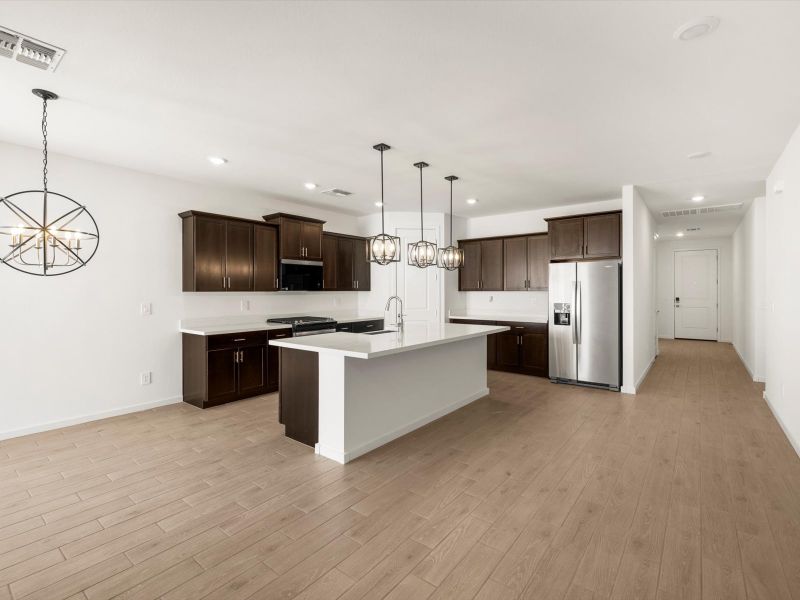 Furnished interior view inside a new home in Allure Vista Reserve Series, Buckeye (Image 1). Furnished interior view inside a new home in Allure Vista Reserve Series, Buckeye (Image 1).