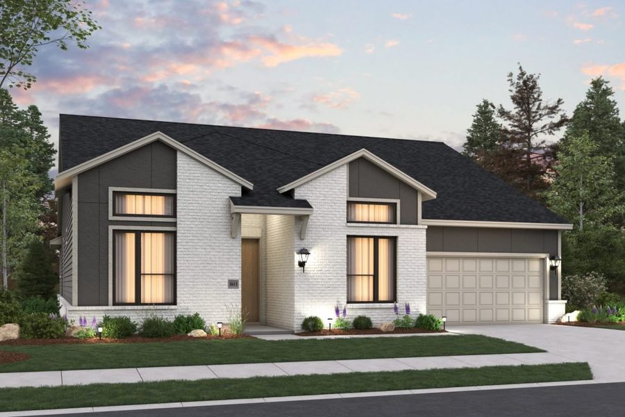Representative exterior photo of a completed home built from the Riverwalk Attwater Signature by Brohn Homes in Attwater, Waller, TX (Image 15).