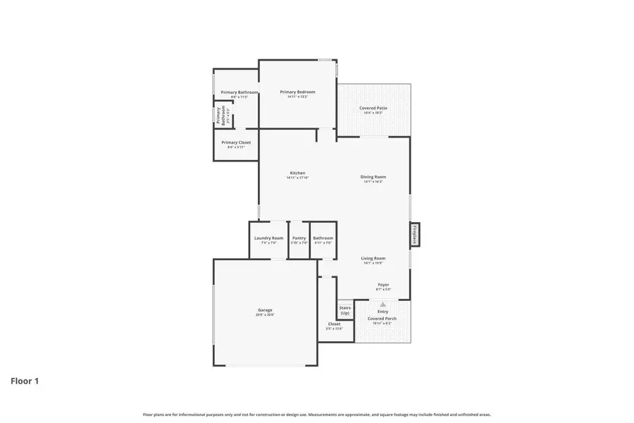 The floor plan - main floor.