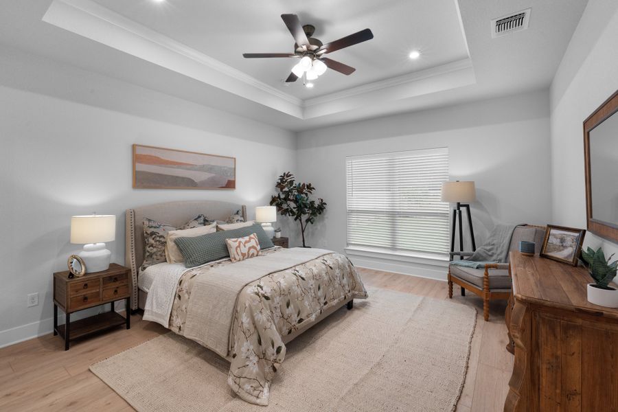Representative furnished interior of a home built from the Florence by Omega Builders in Three Creeks, Belton (Image 9). Representative furnished interior of a home built from the Florence by Omega Builders in Three Creeks, Belton (Image 9).