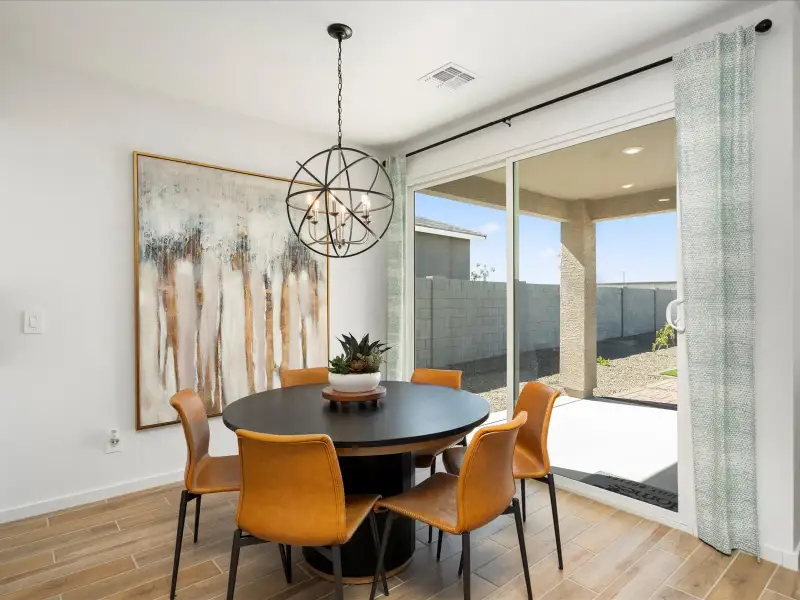 Furnished interior view inside a new home in Mountain View Estates Signature Series, Buckeye (Image 6).