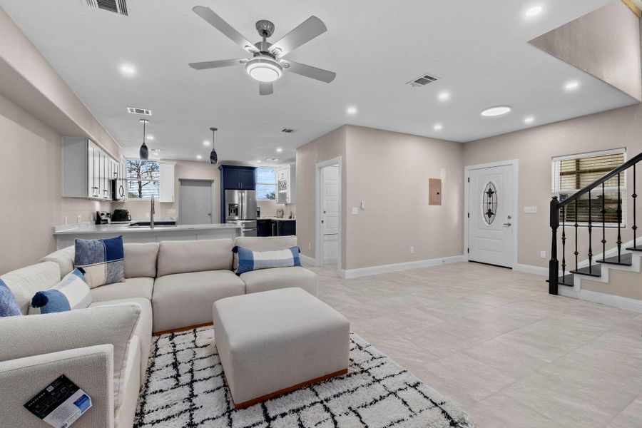 Open floor plan