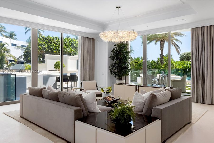 Furnished interior view inside a new home in , Sunny Isles Beach (Image 12).