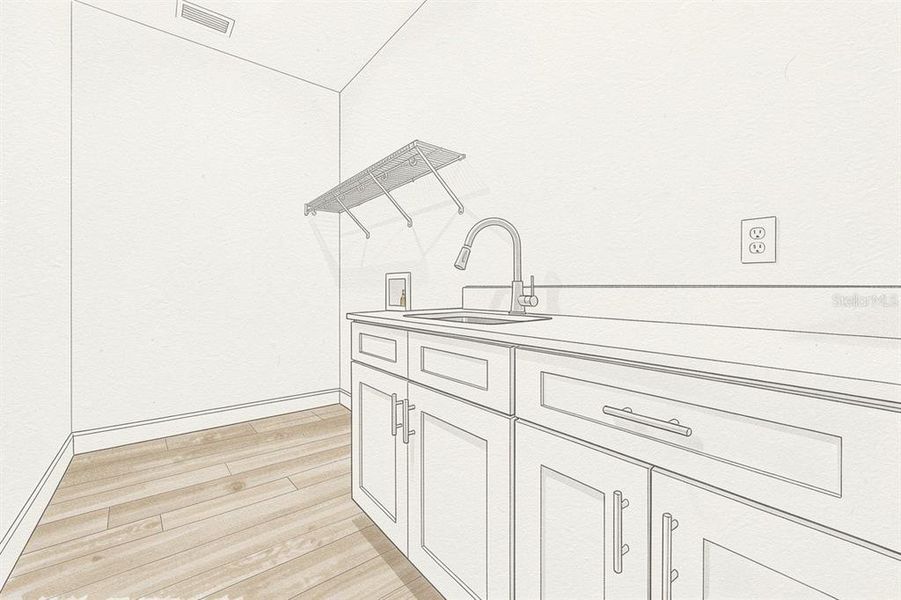 Furnished interior view inside a new home in , Newberry (Image 8).