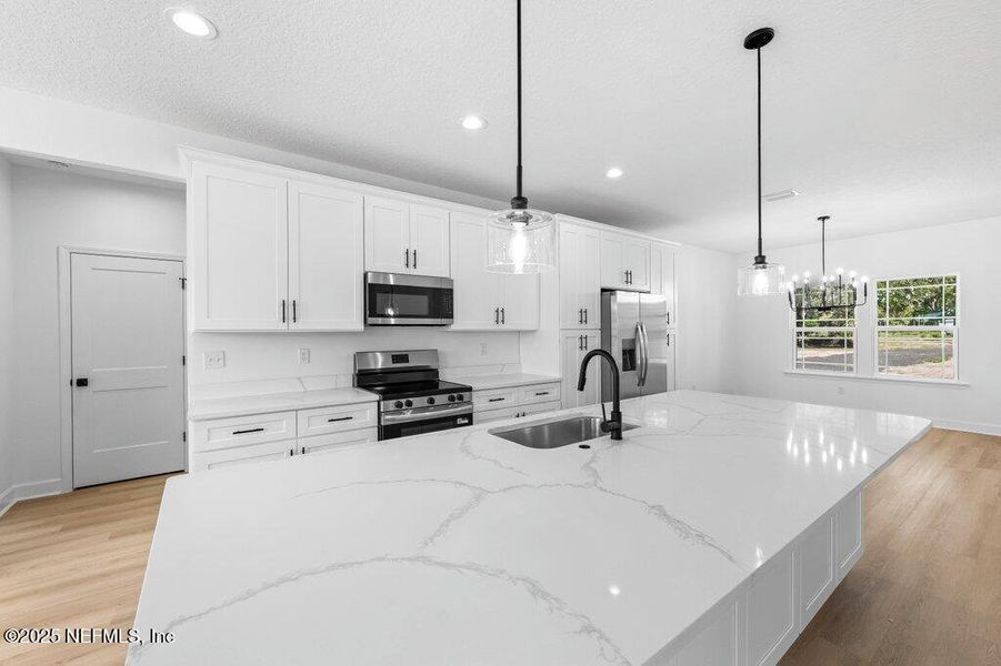 Furnished interior view inside a new home in , Glen St. Mary (Image 6).