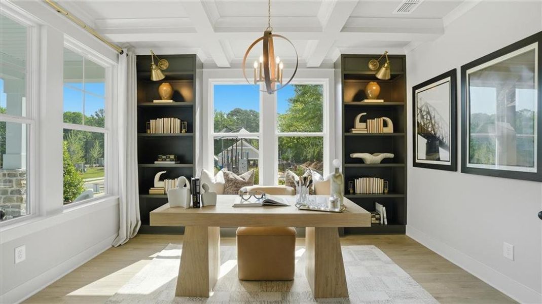 Furnished interior view inside a new home in Brighton, Locust Grove (Image 44).