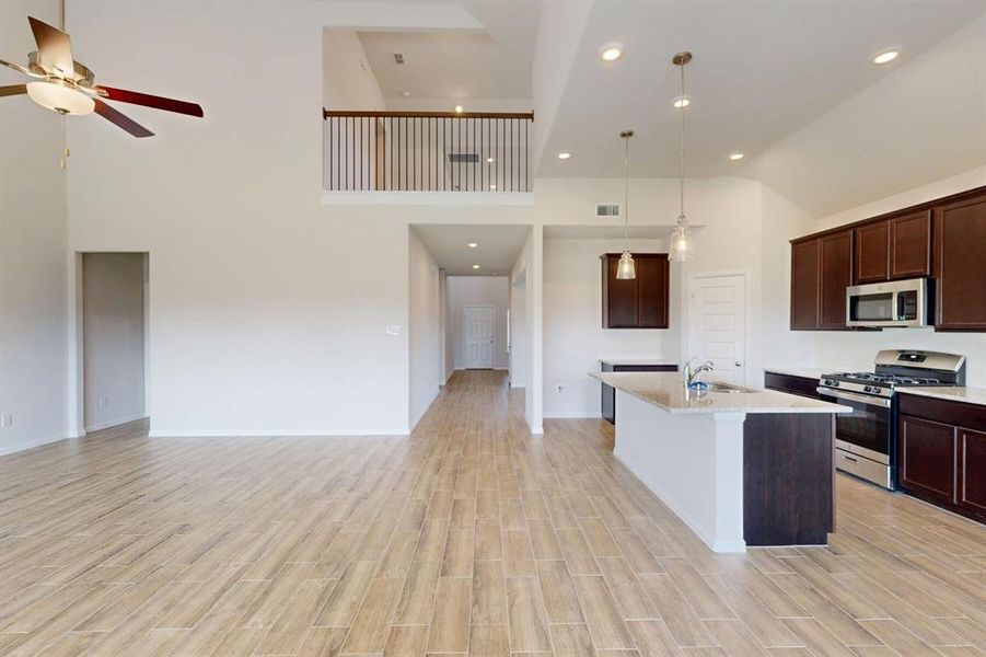 Furnished interior view inside a new home in Kings Way, Denton (Image 10).