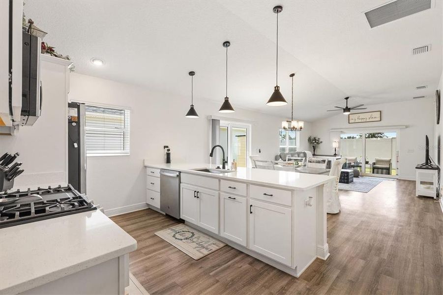 Furnished interior view inside a new home in , The Villages (Image 8).