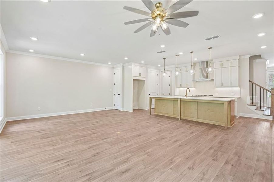 Spacious, unfurnished interior of a new home in Waterside, Peachtree Corners (Image 24).