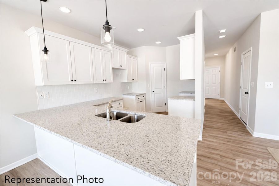 Furnished interior view inside a new home in , Charlotte (Image 7).