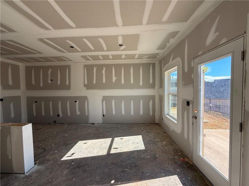 In-progress construction of a new home in Leydenview, Mableton, GA (Image 31).