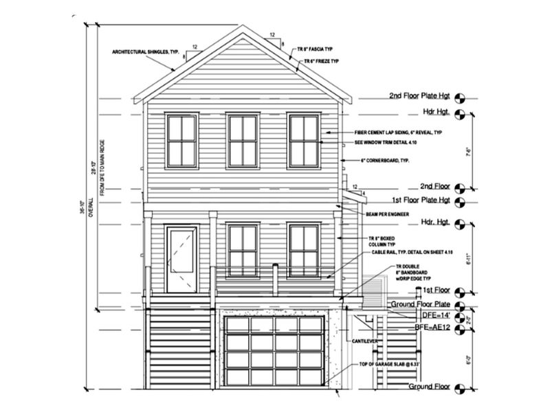 Exterior rendering of this home design in , Charleston, SC (Image 9). Exterior rendering of this home design in , Charleston, SC (Image 9).