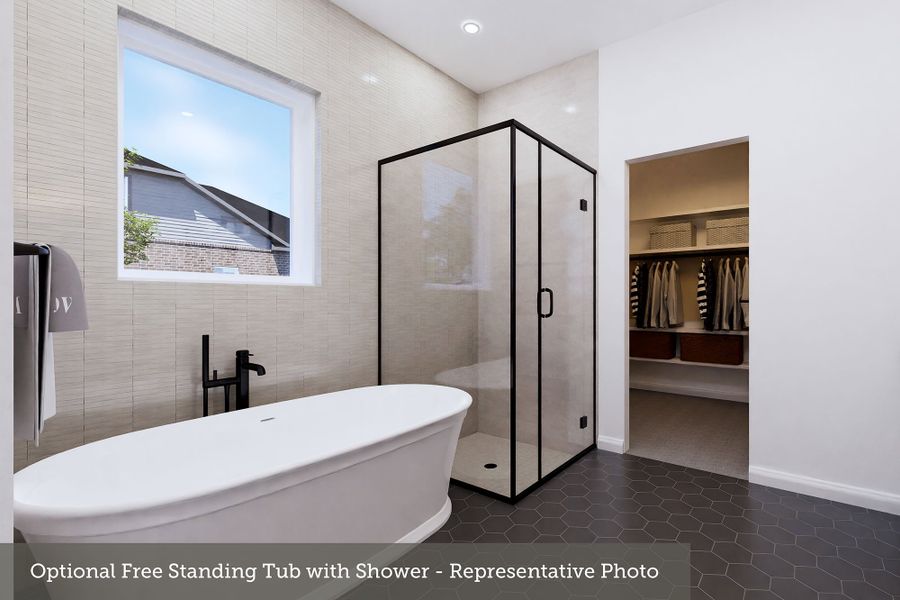 The Bluebonnet - Optional Free Standing Tub With Shower The Bluebonnet - Optional Free Standing Tub With Shower
