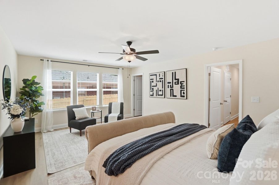 Furnished interior view inside a new home in , Charlotte (Image 12).