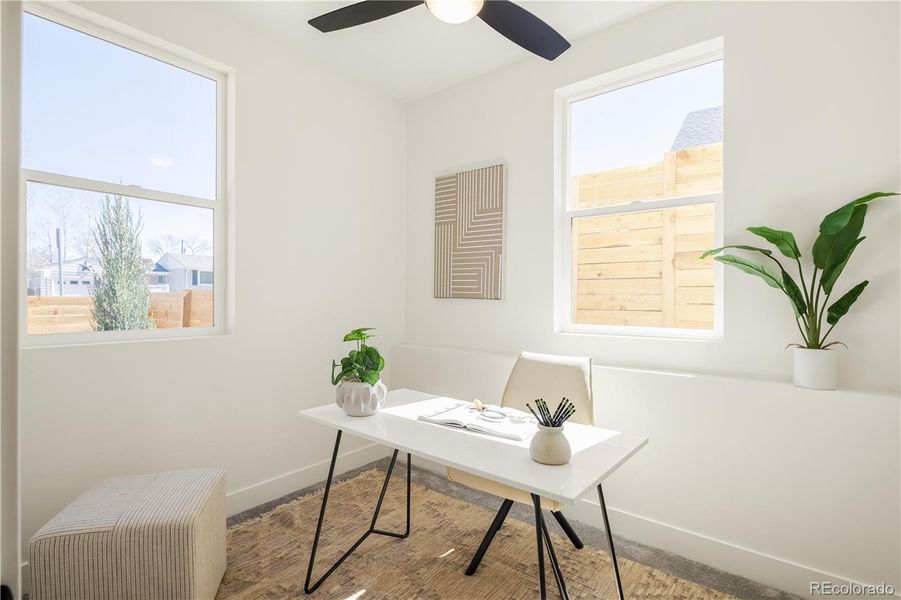Furnished interior view inside a new home in , Denver (Image 9).