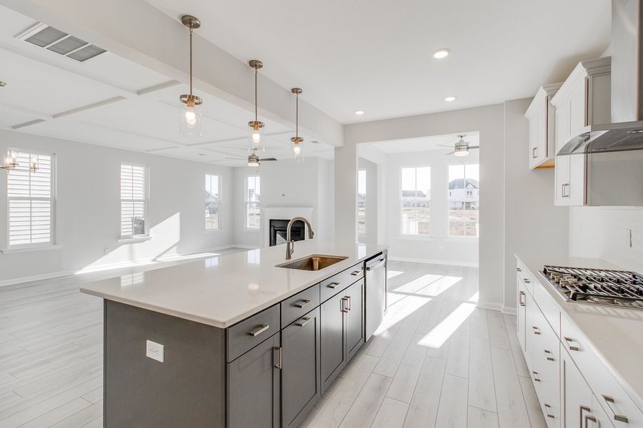 Furnished interior view inside a new home in Hendrix Farms, Lexington (Image 9).