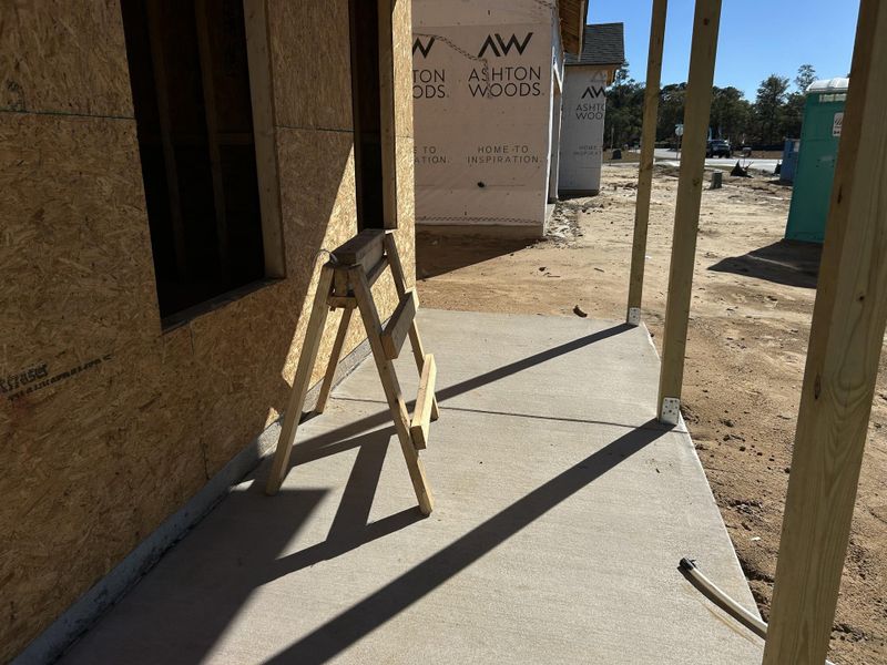In-progress construction of a new home in Tea Farm: Presidents Series, Ravenel, SC (Image 78).
