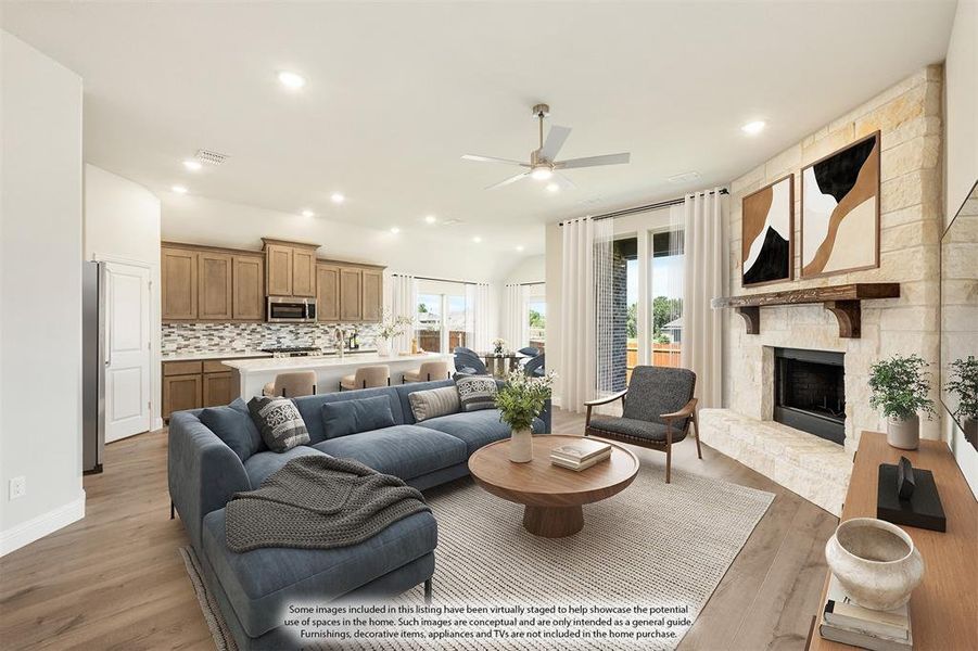 Furnished interior view inside a new home in Sunset Ridge, Alvarado (Image 9). Furnished interior view inside a new home in Sunset Ridge, Alvarado (Image 9).