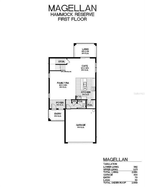 2D floor plan layout of this home in Reserve at Hammock Oaks, Lady Lake, FL (Image 2). 2D floor plan layout of this home in Reserve at Hammock Oaks, Lady Lake, FL (Image 2).