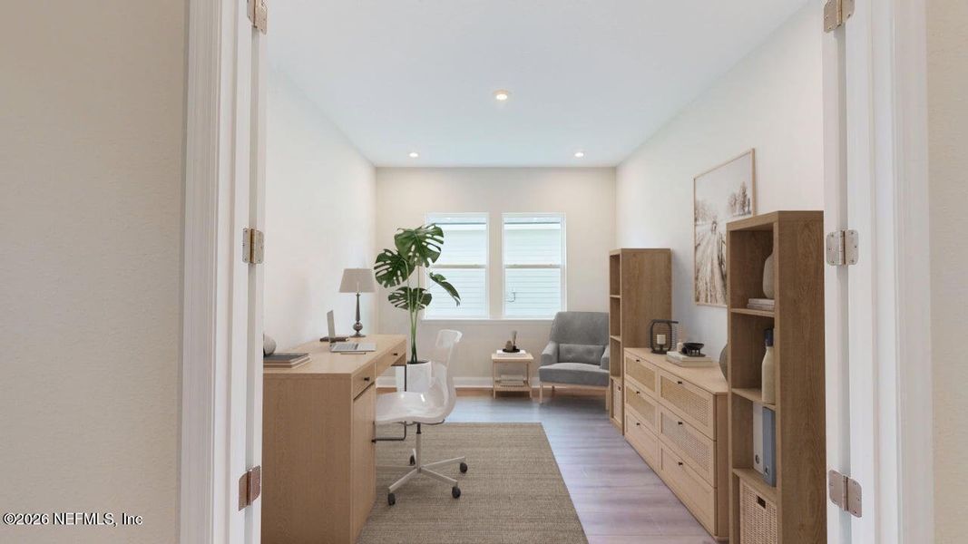 Furnished interior view inside a new home in RiverTown, St. Johns (Image 13).