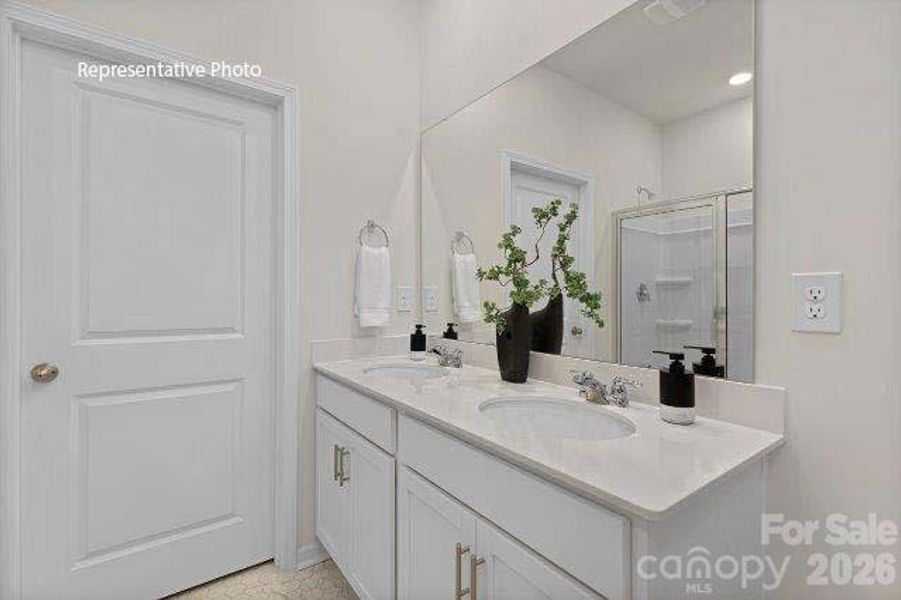 Furnished interior view inside a new home in Shepherd's Farm, Mooresville (Image 11).
