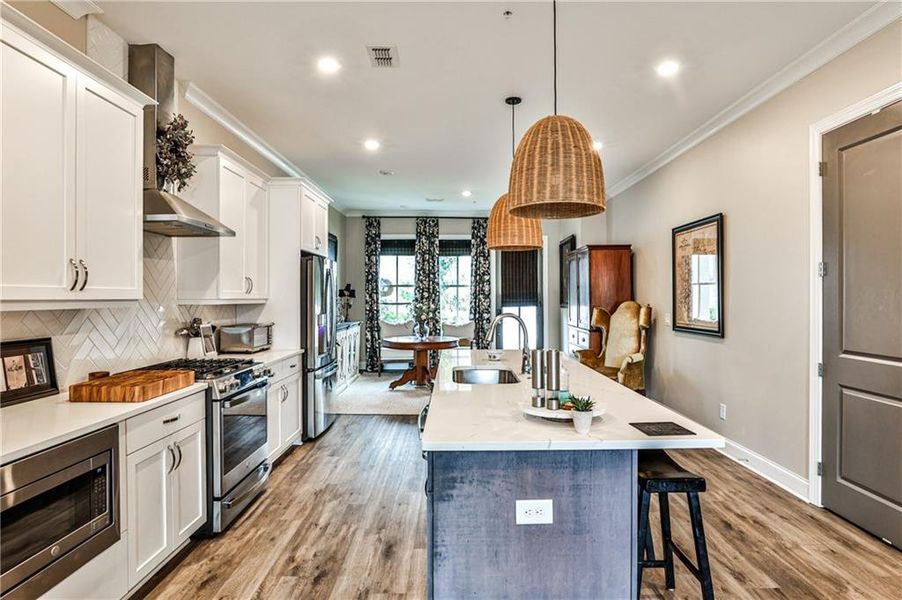 Furnished interior view inside a new home in Waterside Condos, Peachtree Corners (Image 10).
